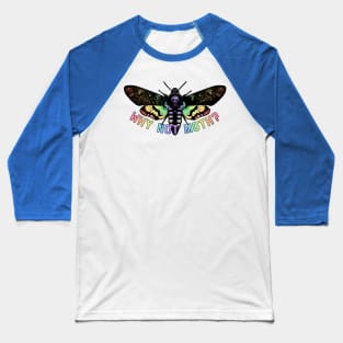 Why Not Moth? Rainbow Baseball T-Shirt